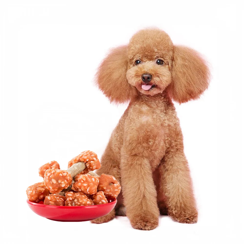 Chicken Dumbbell with Rice Dog Treats