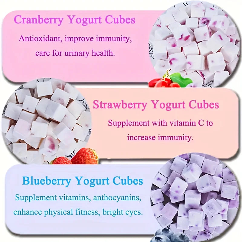 Fruit Yogurt Cubes – Dog & Cat Treats