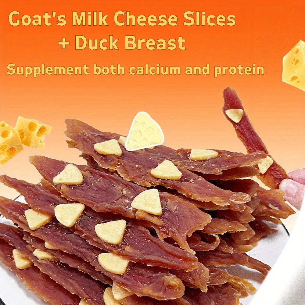 Milk Cheese Duck Jerky Dog Treats