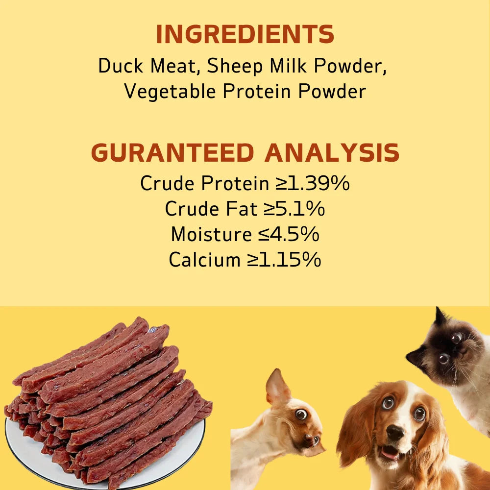 Soft Chew Dog Treats – Milk Chicken/Duck Sticks (2-Pack)